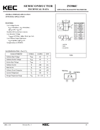 Datasheet 2N3906U manufacturer KEC